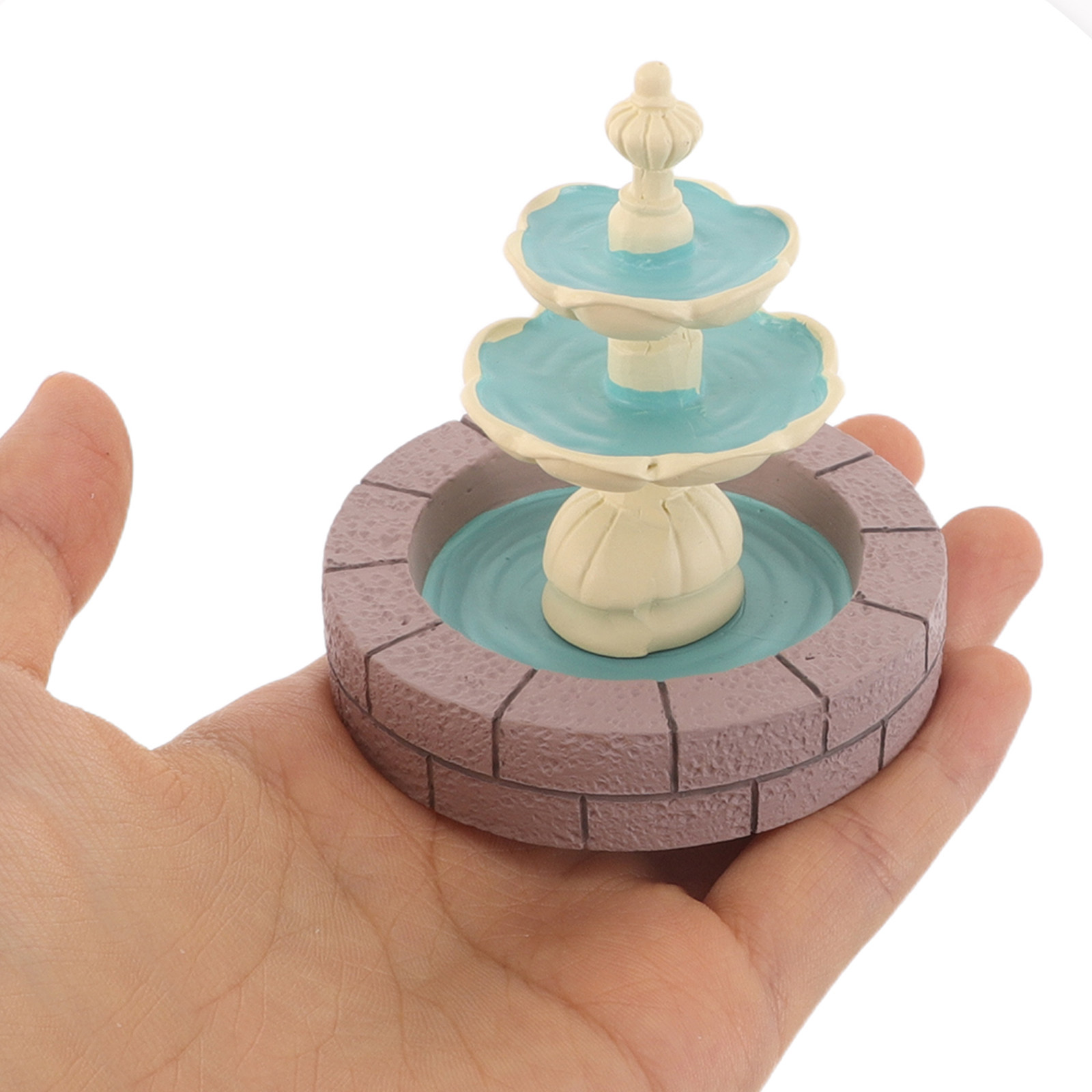 Bonsai Garden Fountain - 2Pcs Miniature Resin Fountain Waterfall Statue
