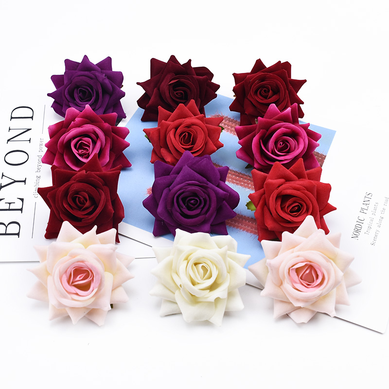 Artificial Flower Flannel Rose - Bonsai Garden For Sale review and price