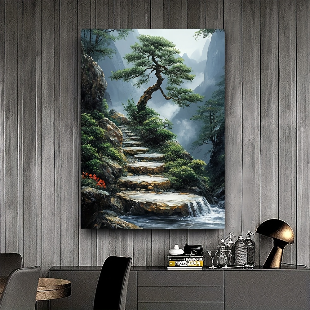 Zen Garden Canvas Artwork Feat - Bonsai Vertical Garden review and price