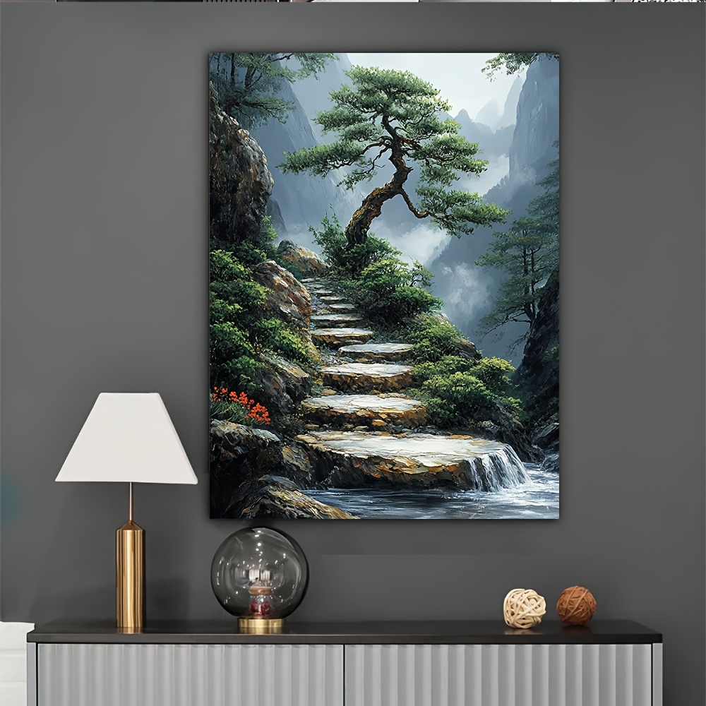 Zen Garden Canvas Artwork Feat - Bonsai Vertical Garden review and price
