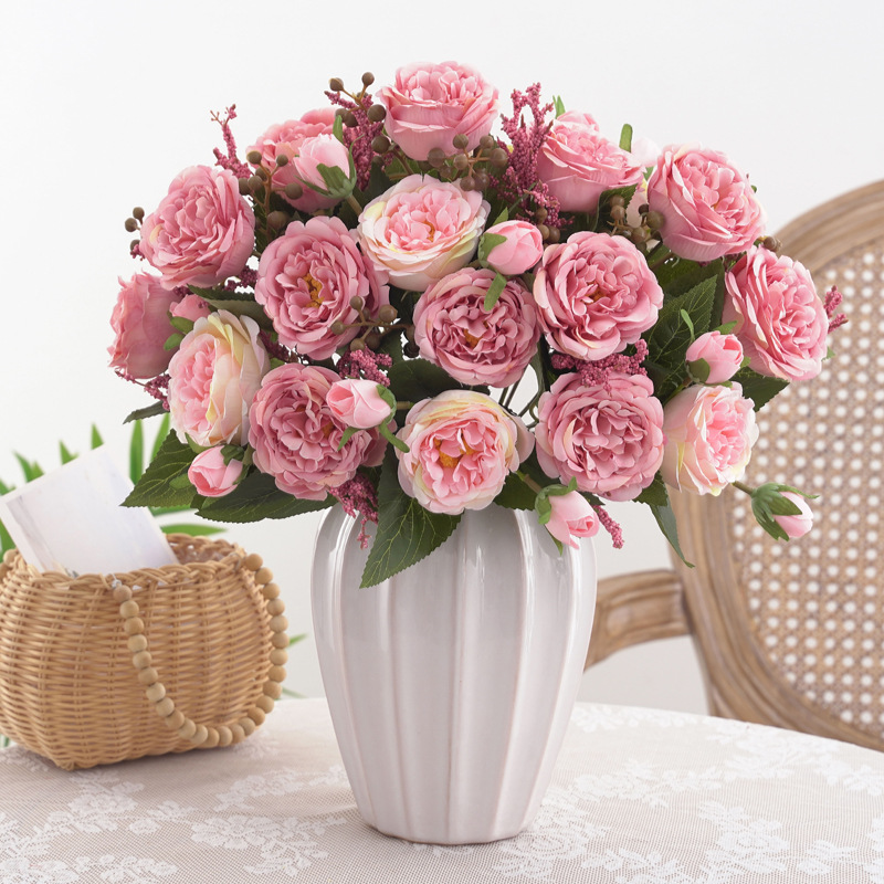 Artificial Flower Silk Peony H - Bonsai Garden For Sale review and price
