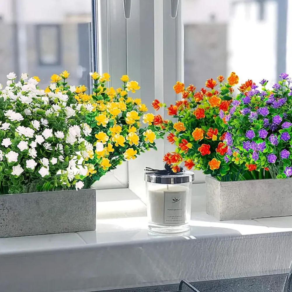3/6pcs Artificial Plant Flower - Bonsai Garden Ideas review and price