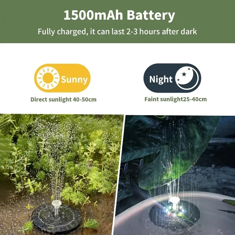 Fountain Light 7 Colors LED Li - Bonsai Garden Fountain review and price