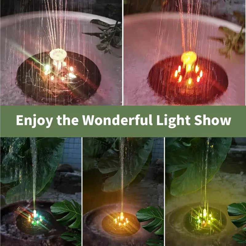Fountain Light 7 Colors LED Li - Bonsai Garden Fountain review and price
