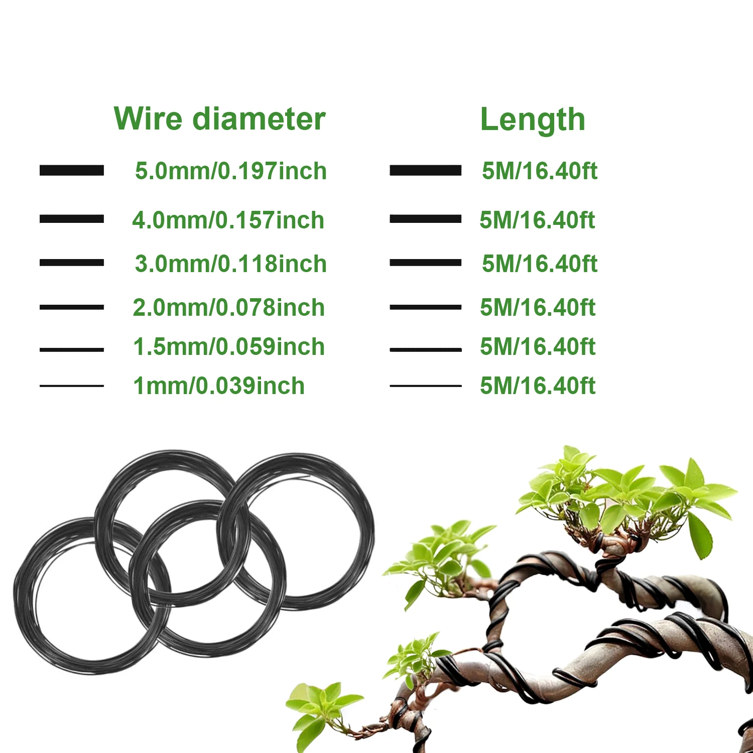 1pcs Bonsai Wires Anodized Alu - Bonsai Wire Aluminum review and price