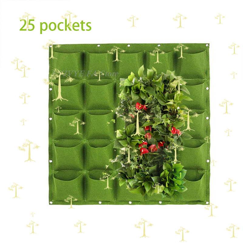 25 Pockets Wall Hanging Planti - Bonsai Vertical Garden review and price