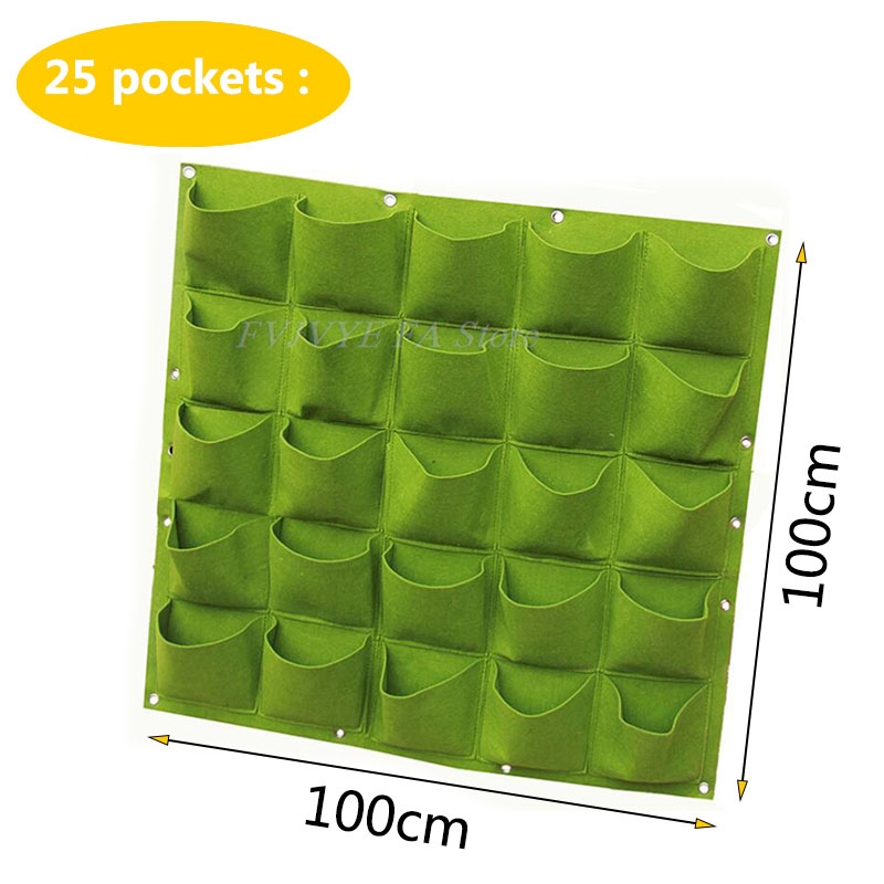 25 Pockets Wall Hanging Planti - Bonsai Vertical Garden review and price