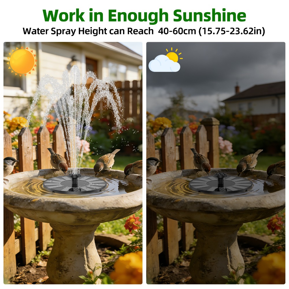New 1.4W Solar Fountain Stable - Bonsai Garden Fountain review and price