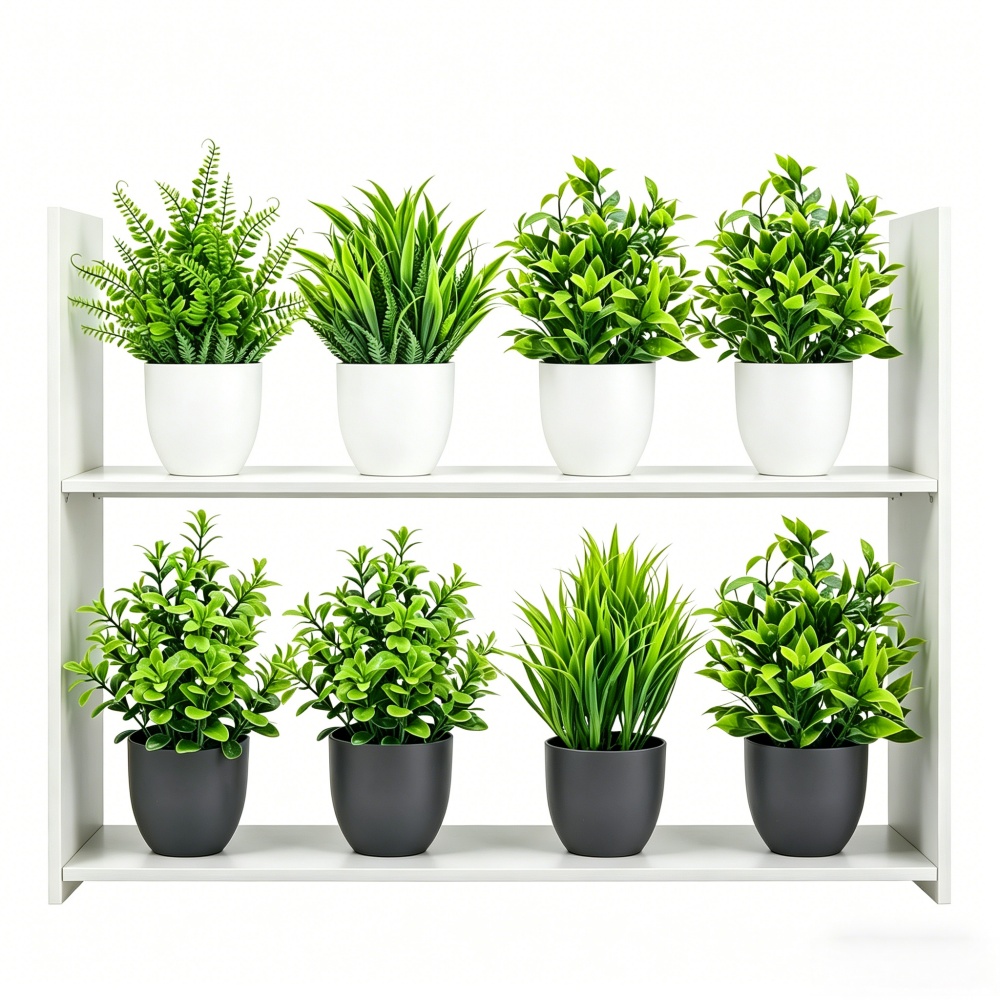 4pcs/set Mini Artificial Plant - Bonsai Gardenia review and price