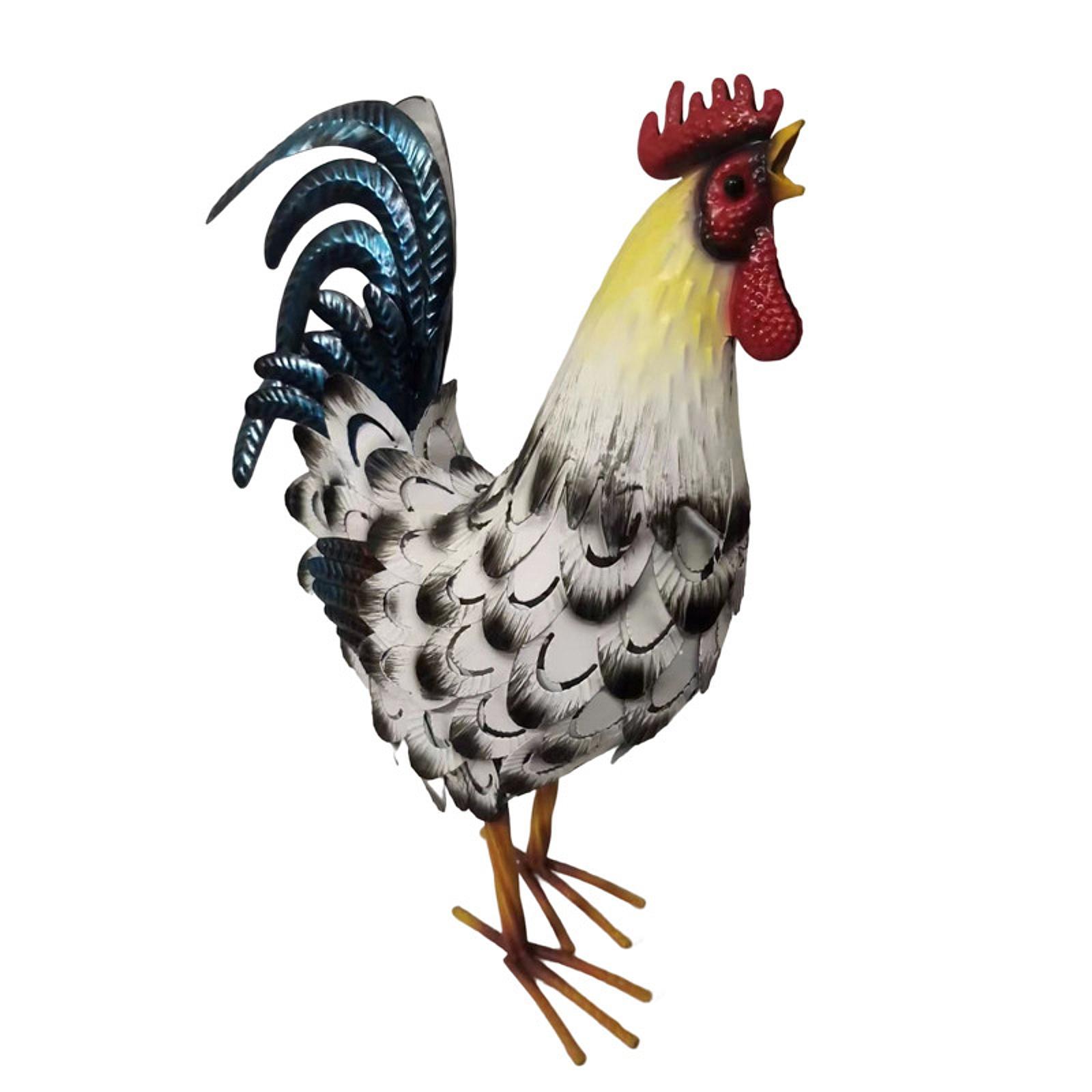 Metal Rooster Decoration Chick - Bonsai Garden Ideas review and price