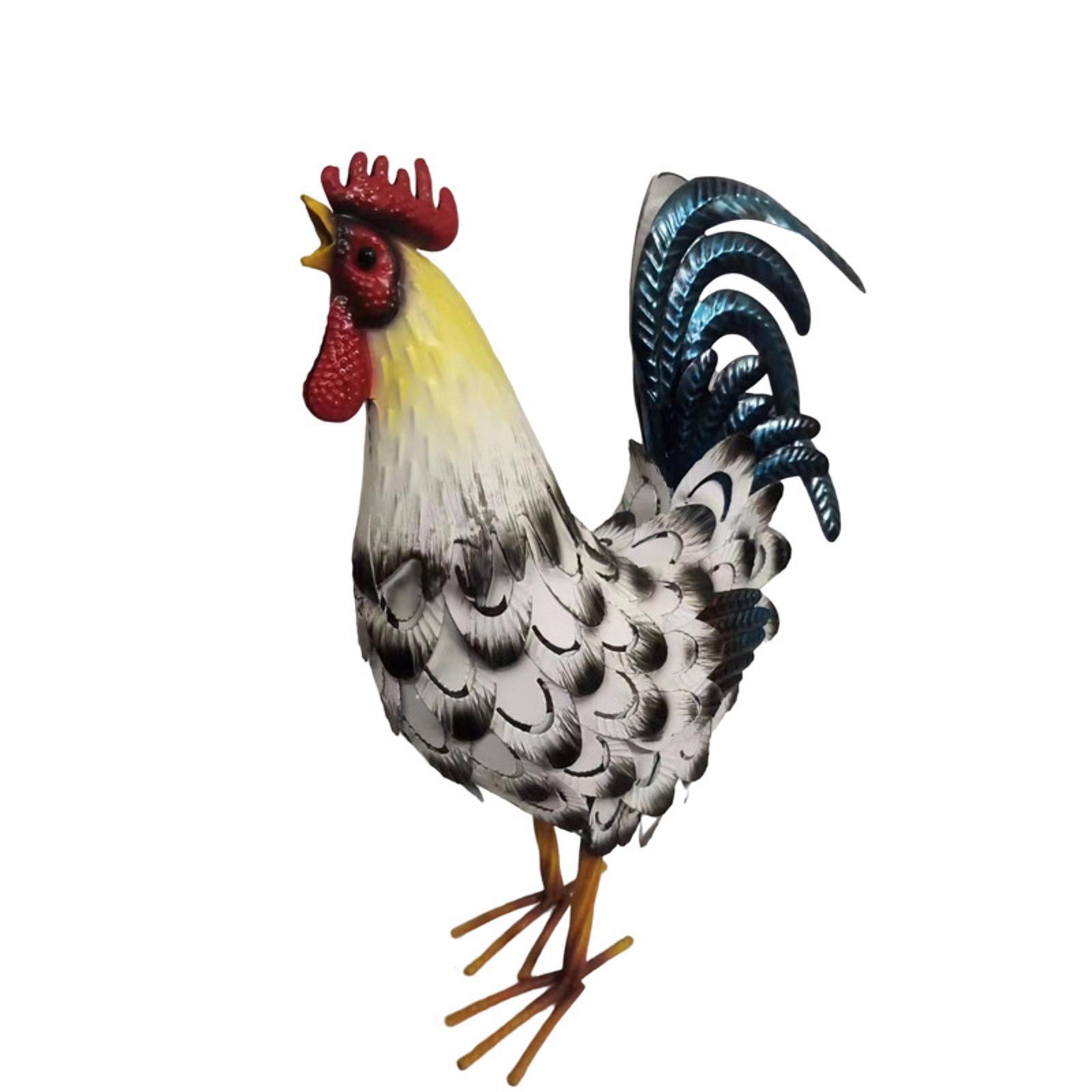 Metal Rooster Decoration Chick - Bonsai Garden Ideas review and price